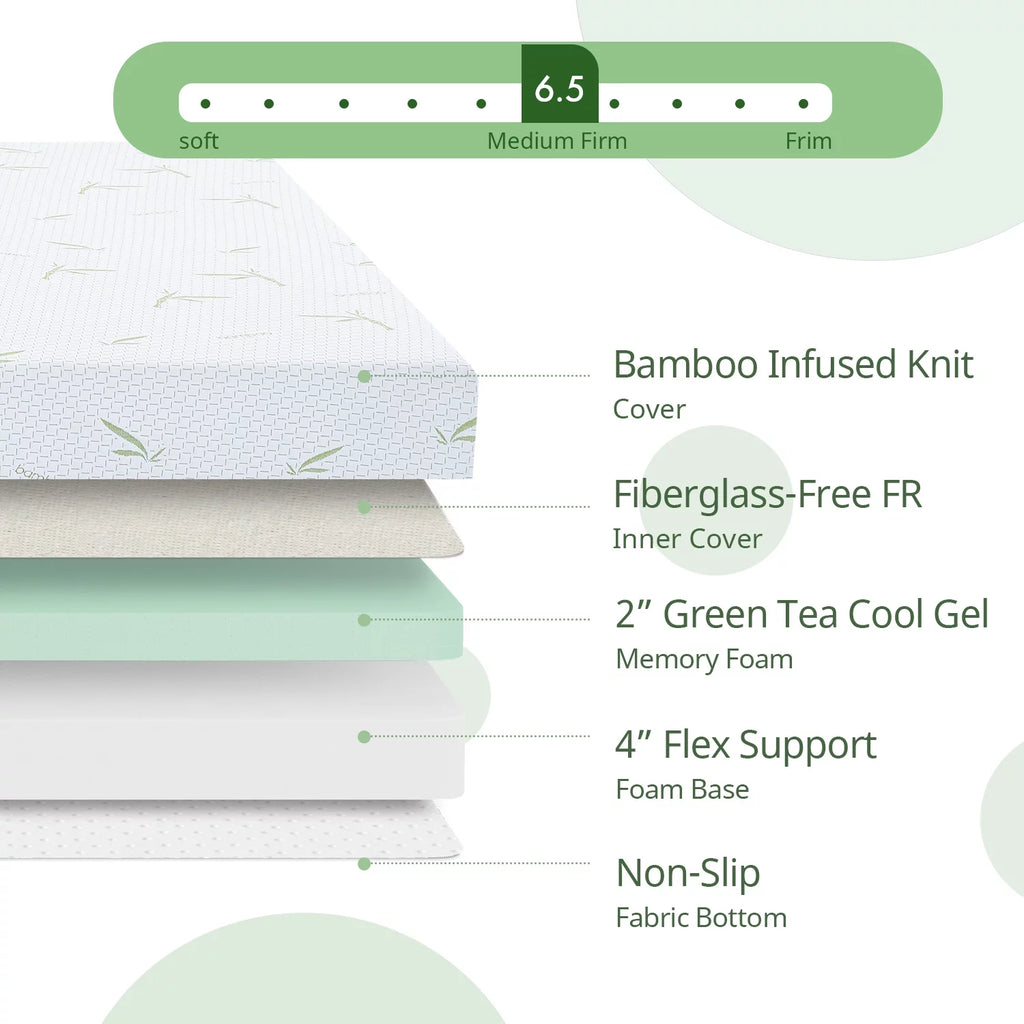 6 inch Memory Foam Twin Mattress G487