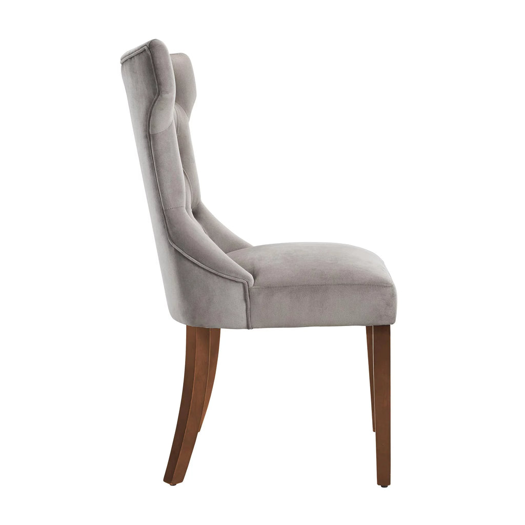 Tufted Dining Chair Set Of 2 Taupe T85188