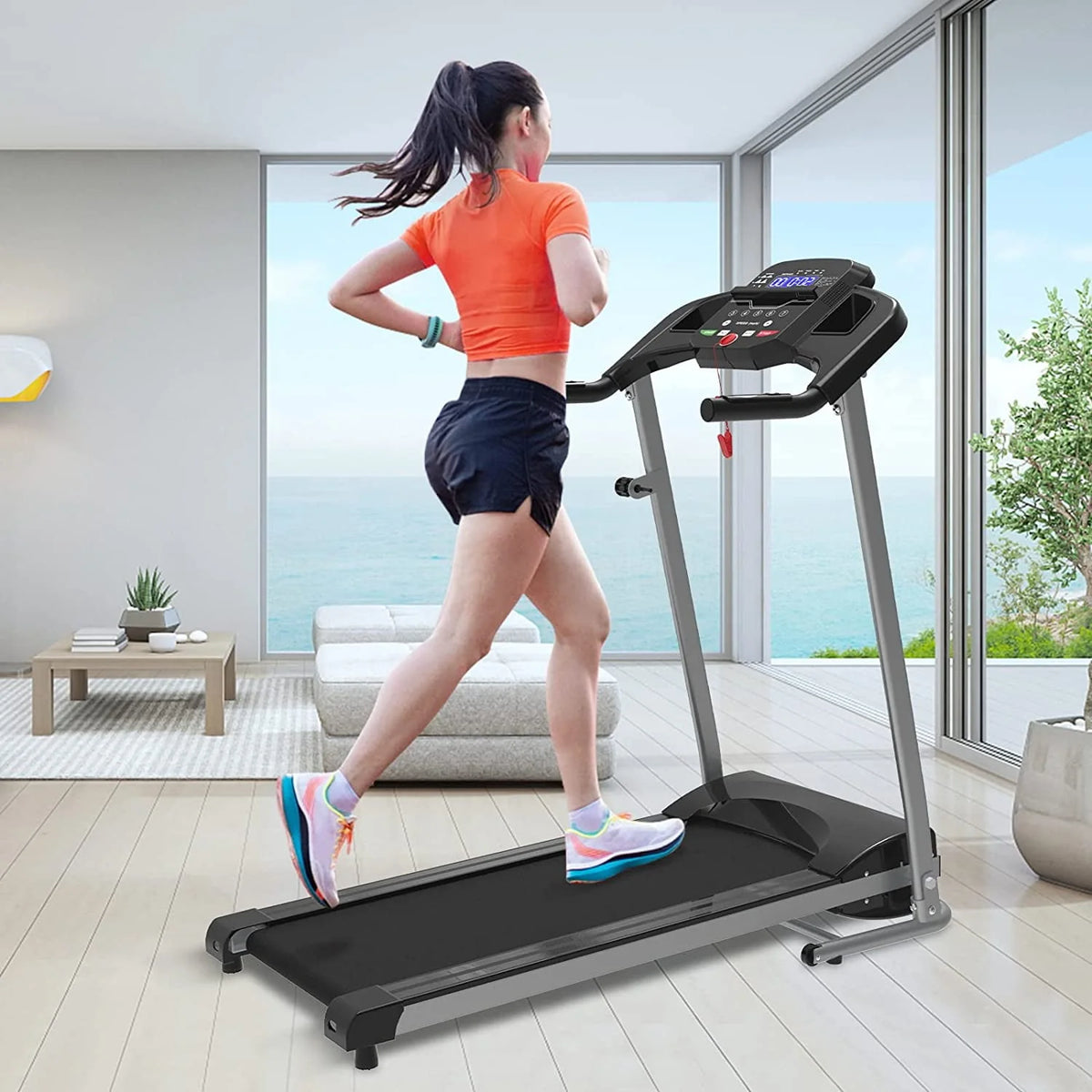 Portable Electric Folding Treadmill J94652