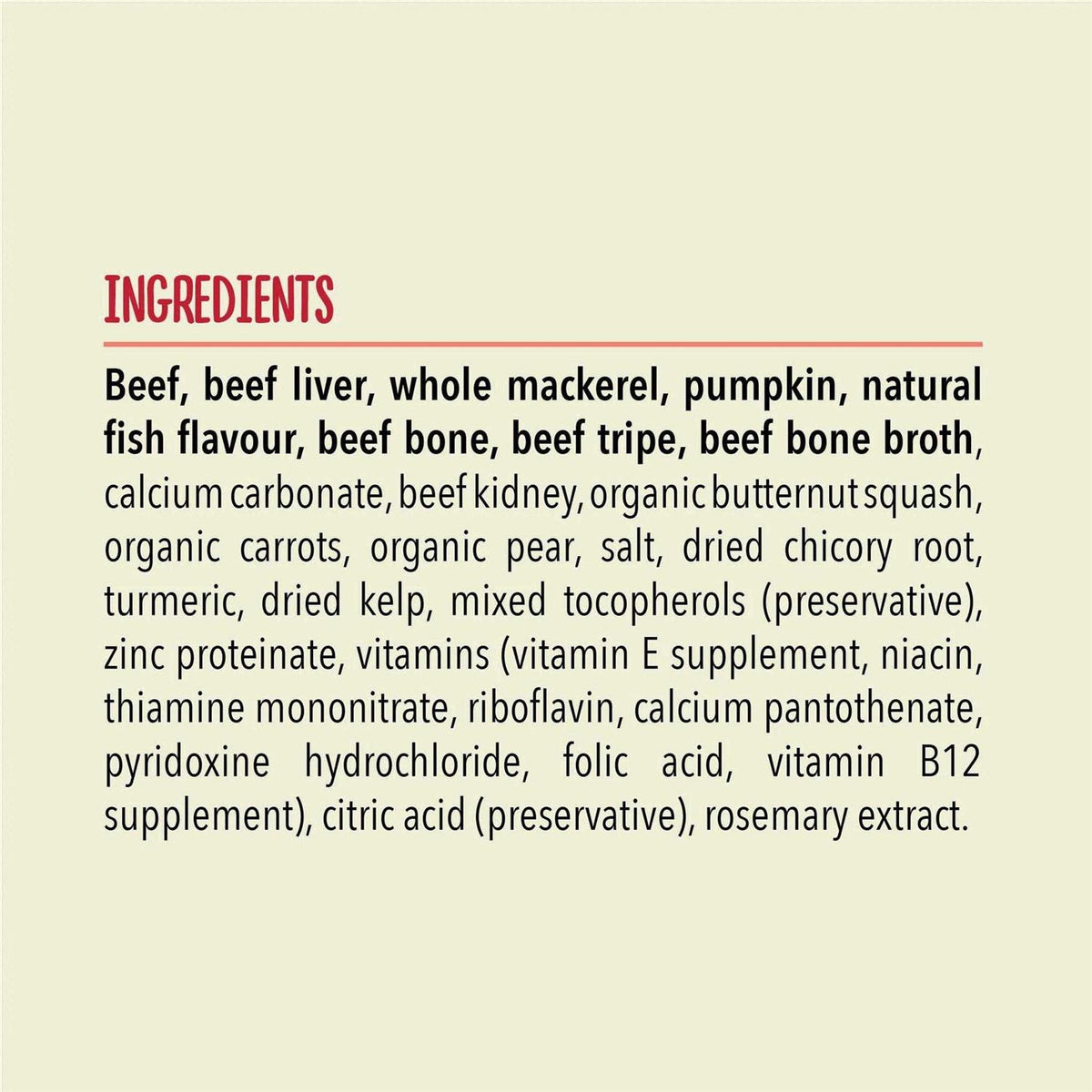 Freeze Dried Dog Food H139