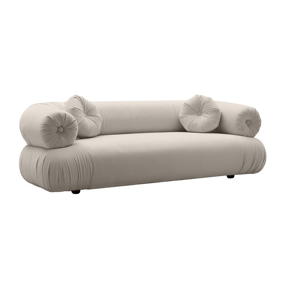 Grey Velvet Sofa K1842