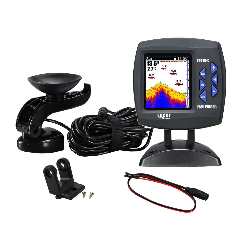 Wired Transducer Fish Finder 45 Degrees Underwater G141