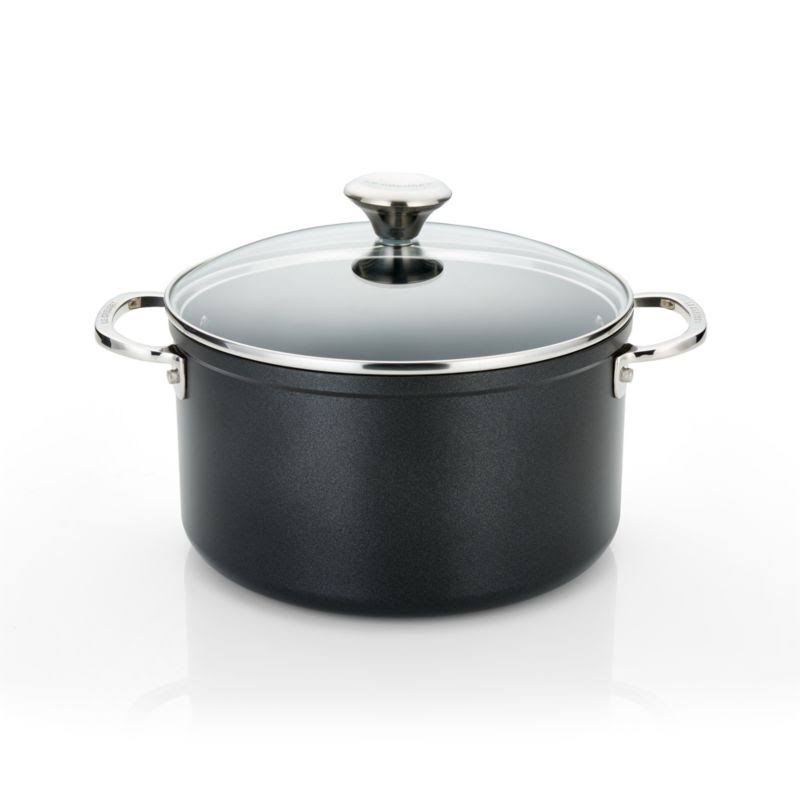 6.3-Quart Nonstick Stockpot with Glass Lid Y36429