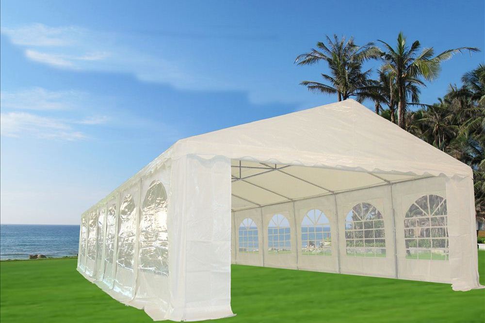 White PVC Fire Retardant Wedding Party Tent Canopy Shelter Z501