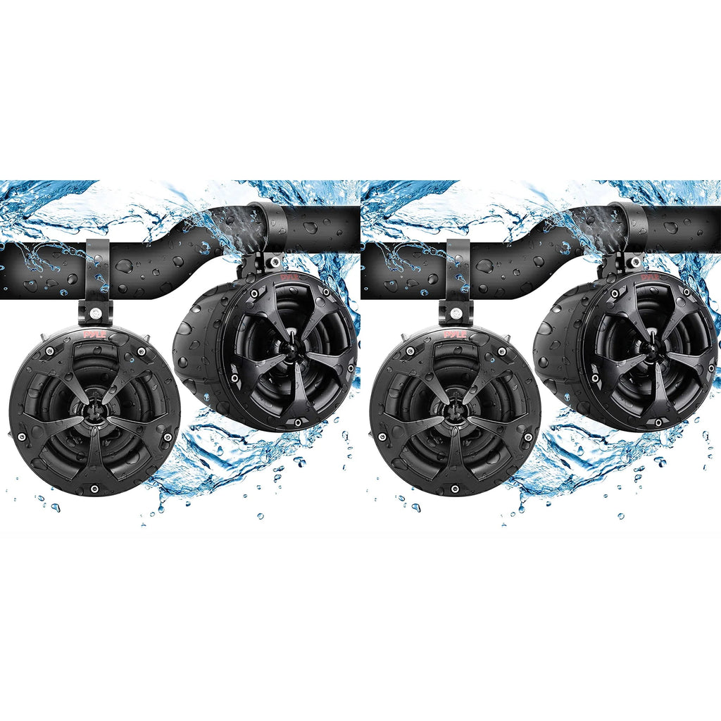 4 Inch 800W Waterproof Marine Speaker System (2 Pairs) T62702