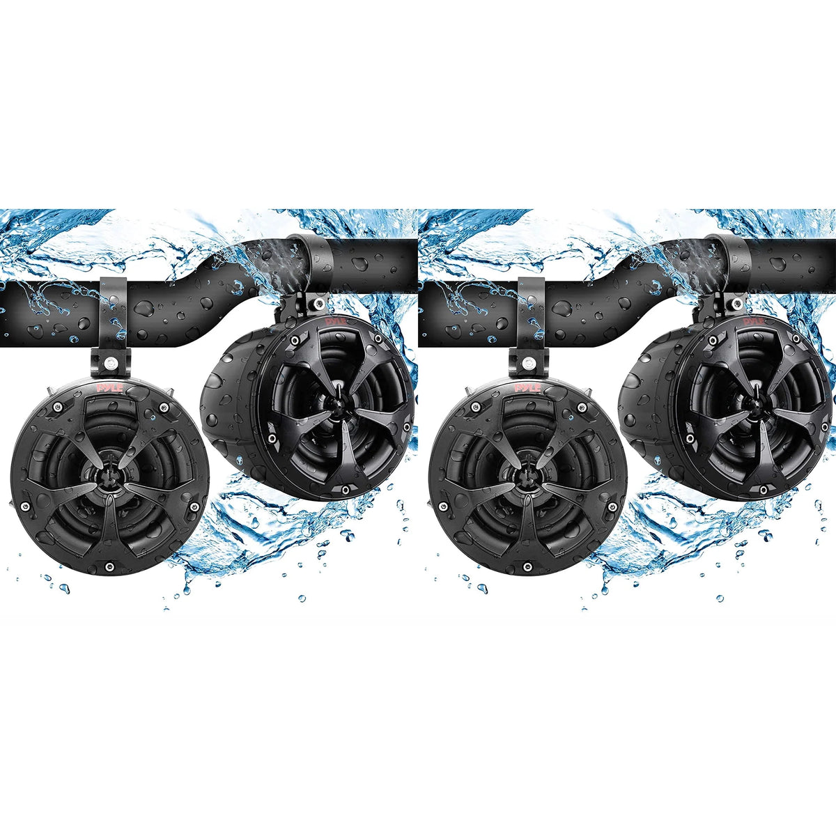 4 Inch 800W Waterproof Marine Speaker System (2 Pairs) T62702