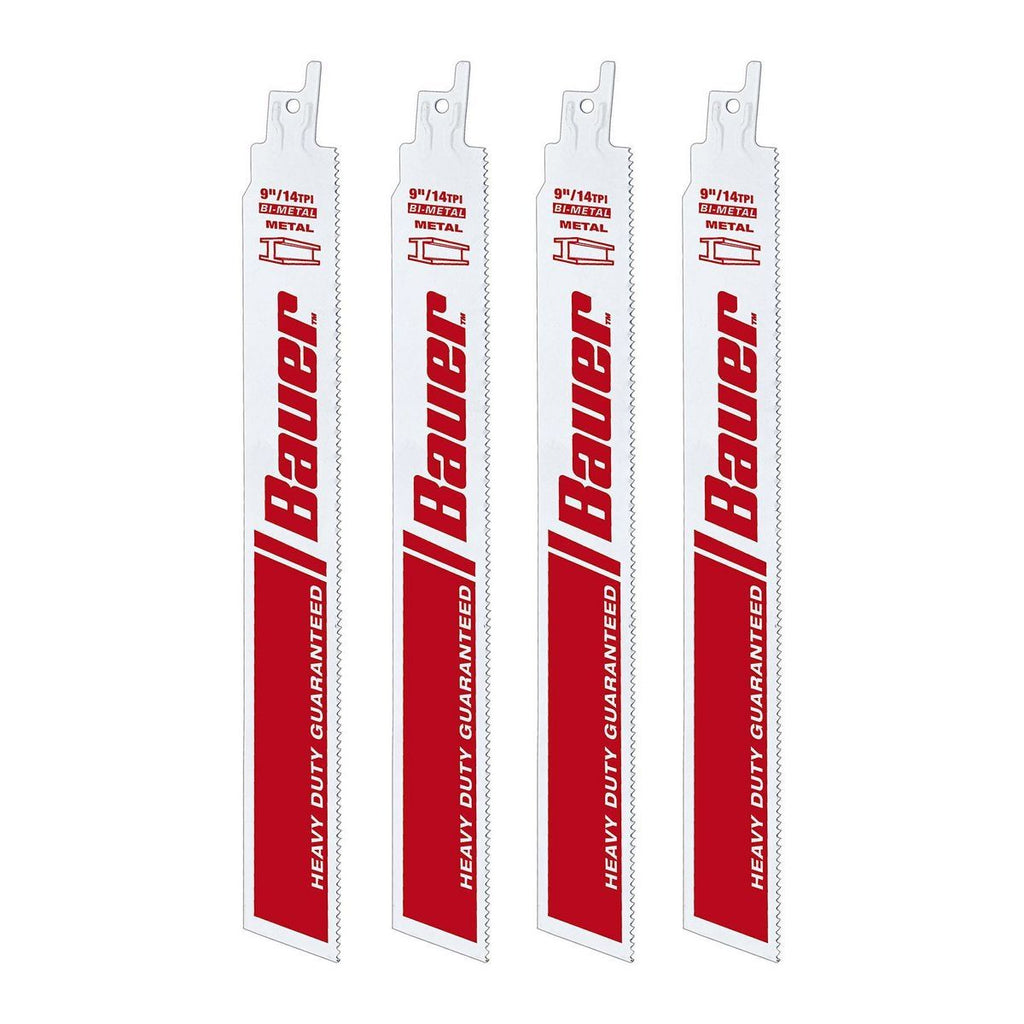 14 TPI Bi-Metal Reciprocating Saw Blades, 4 Pack R31410