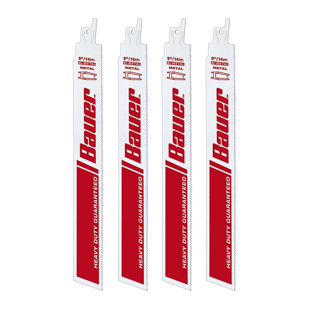 14 TPI Bi-Metal Reciprocating Saw Blades, 4 Pack R31410