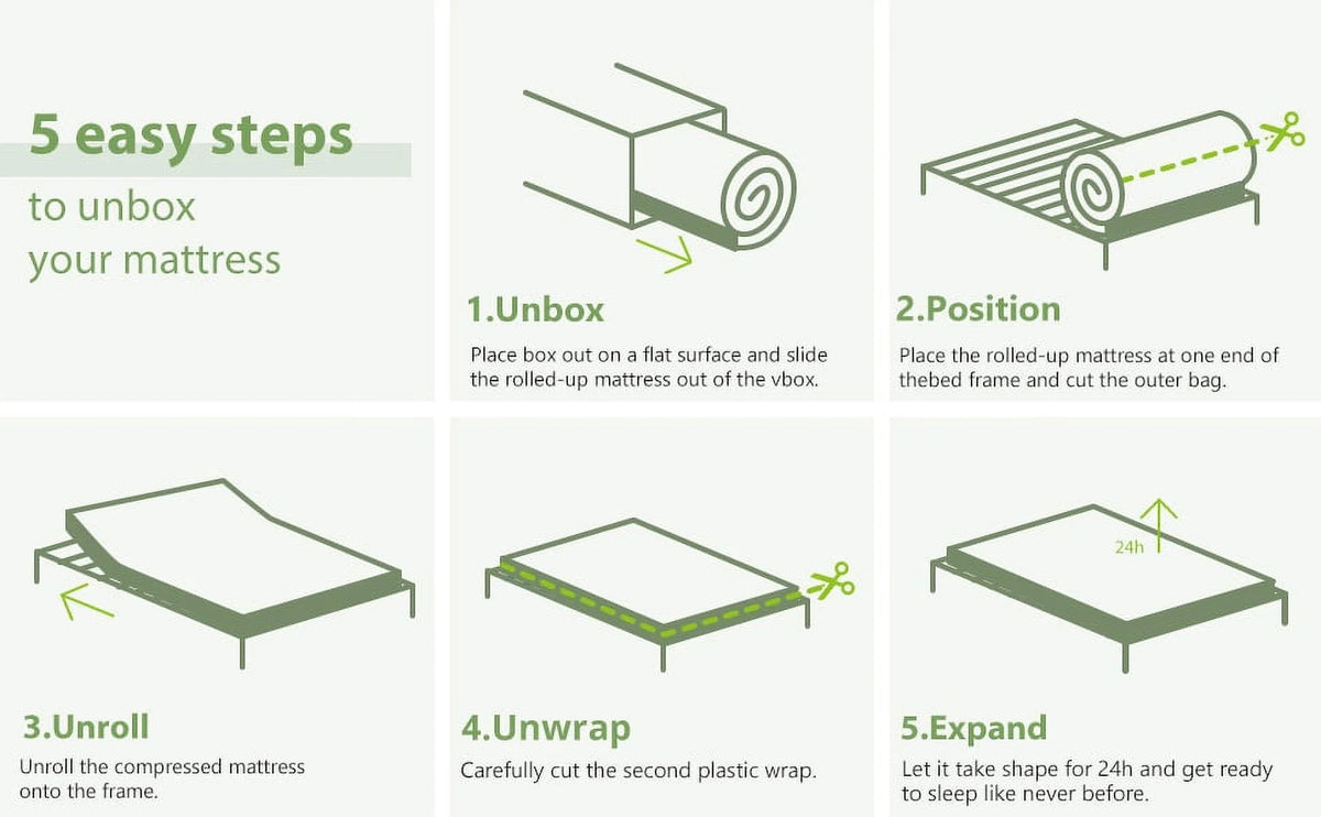 6 inch Memory Foam Twin Mattress G487