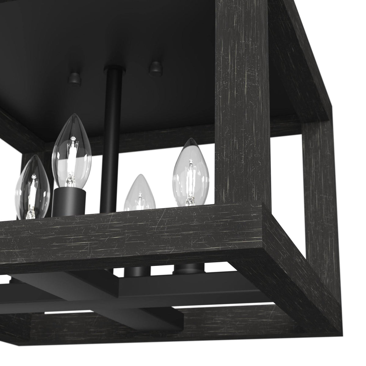 Brushed Nickel 4 Light Flush Mount K37357