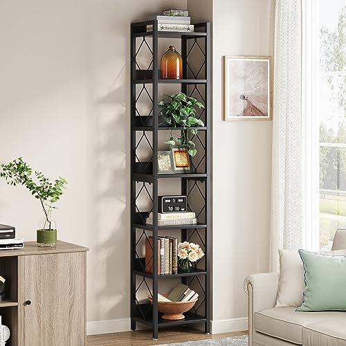 78.7 Inch Extra Tall Narrow 7 Tier Bookshelf B716145