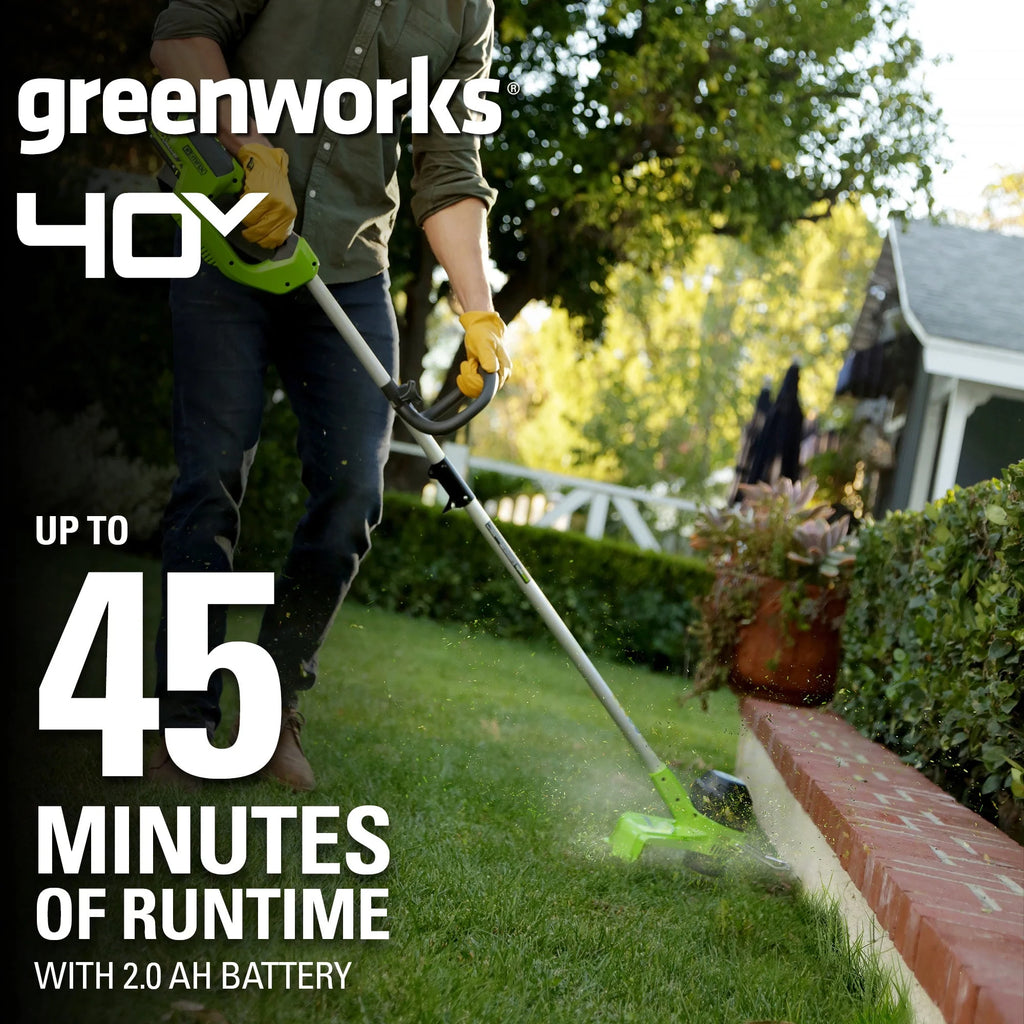 40V String Trimmer Leaf Blower Combo with 2.0 Ah Battery I973985