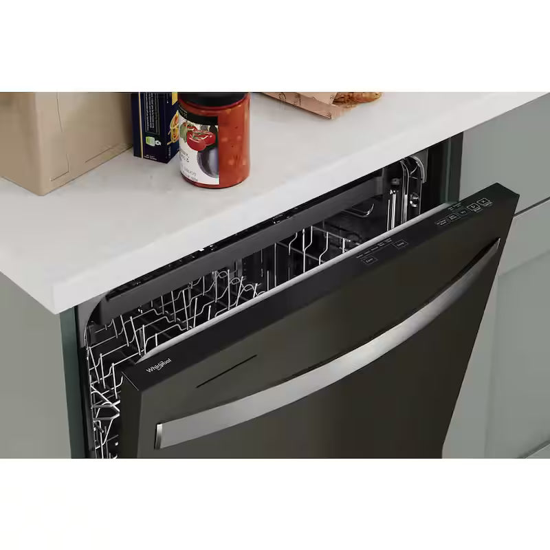 Black Stainless Built-In Tall Tub Dishwasher with Third Level Rack Q35150